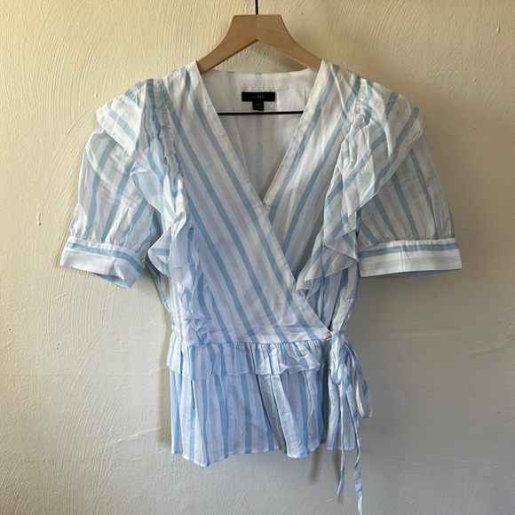 Girly J crew wrap top - Picture 1 of 6